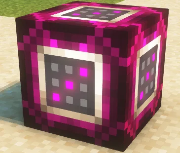 Блок структуры в режиме данных с шейдерами Complementary Reimagined.