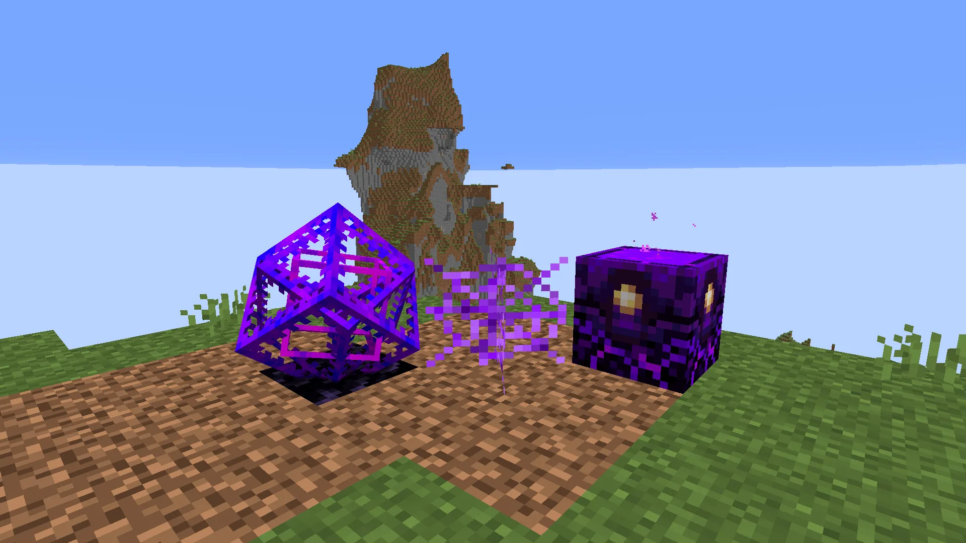 Текстуры энд-кристалла, якоря возрождения и паутины из PvP-пака Fallen.