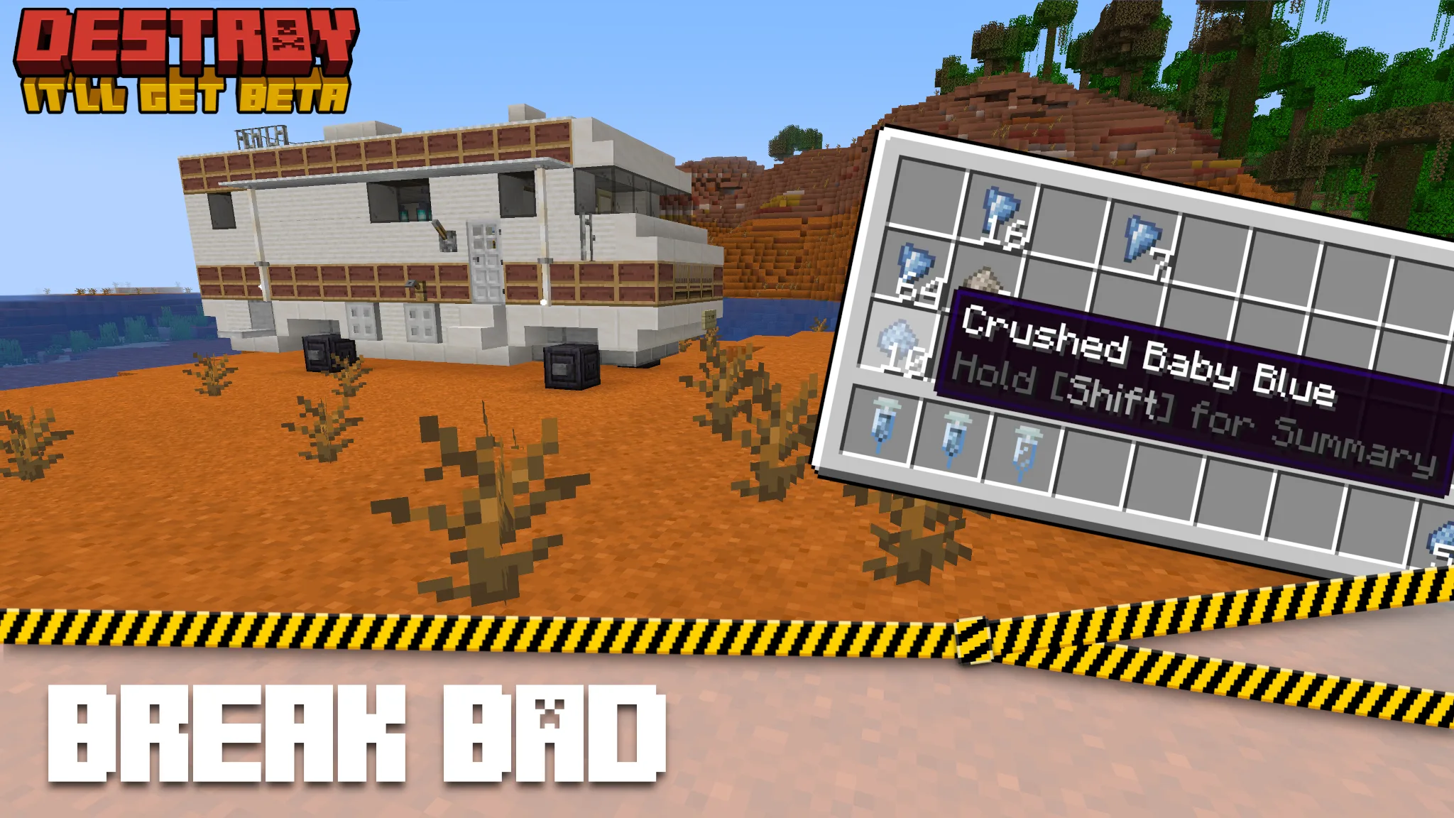 Скриншот проекта Destroy: процесс изготовления «леденцов» на верстаке.