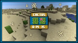 Кактус с цветком из мода Blockstates +.