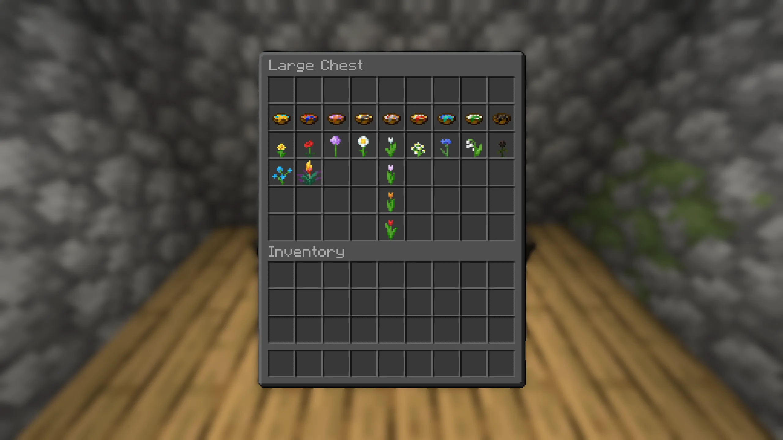Скриншот внутриигровых рагу с соответствующими ингредиентами из мода Visual Stews.