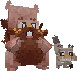 Skwovet и Greedent из набора MundialMons ReaniPack.