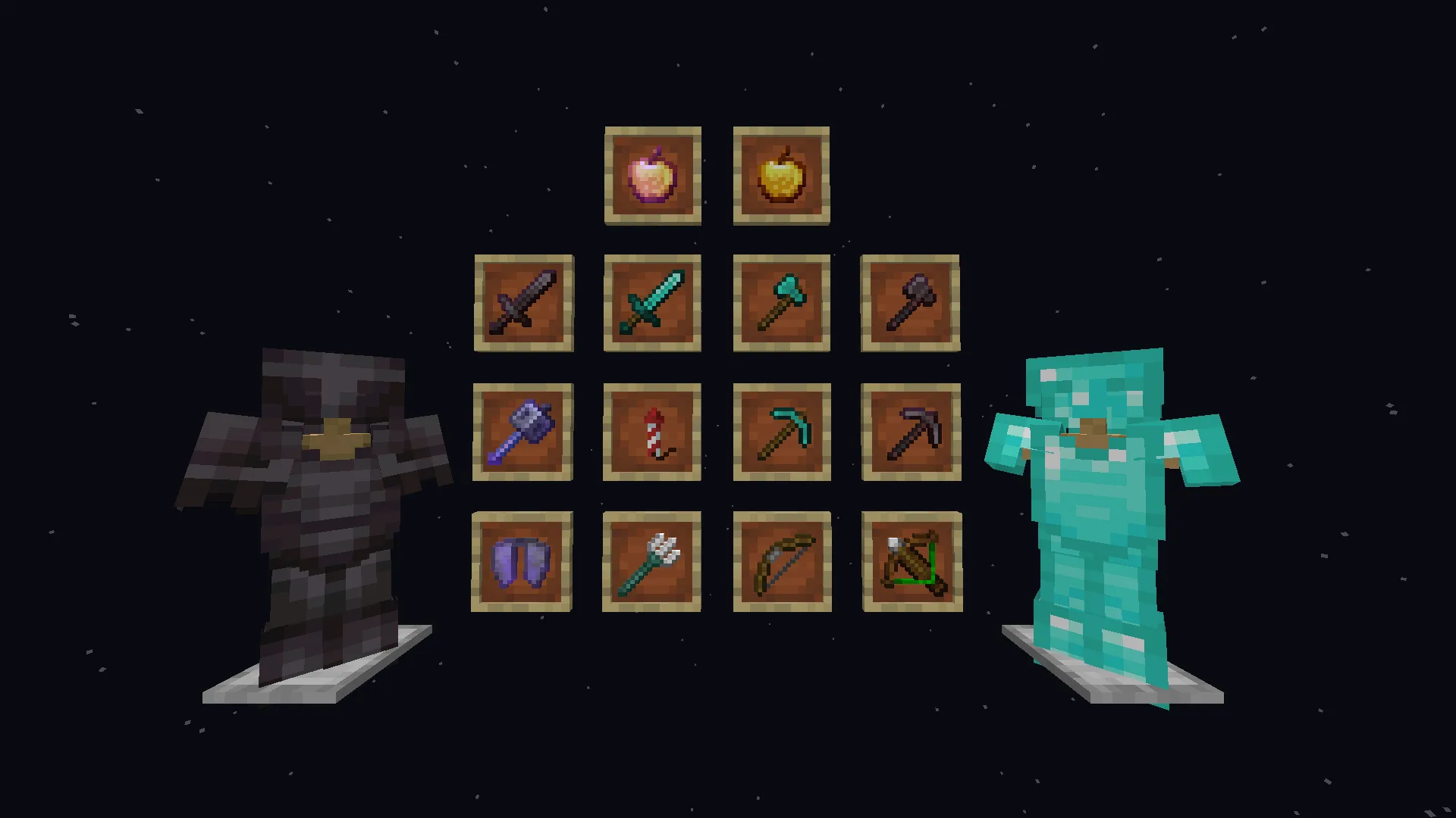 Броня и предметы в ресурс-паке SMP PvP