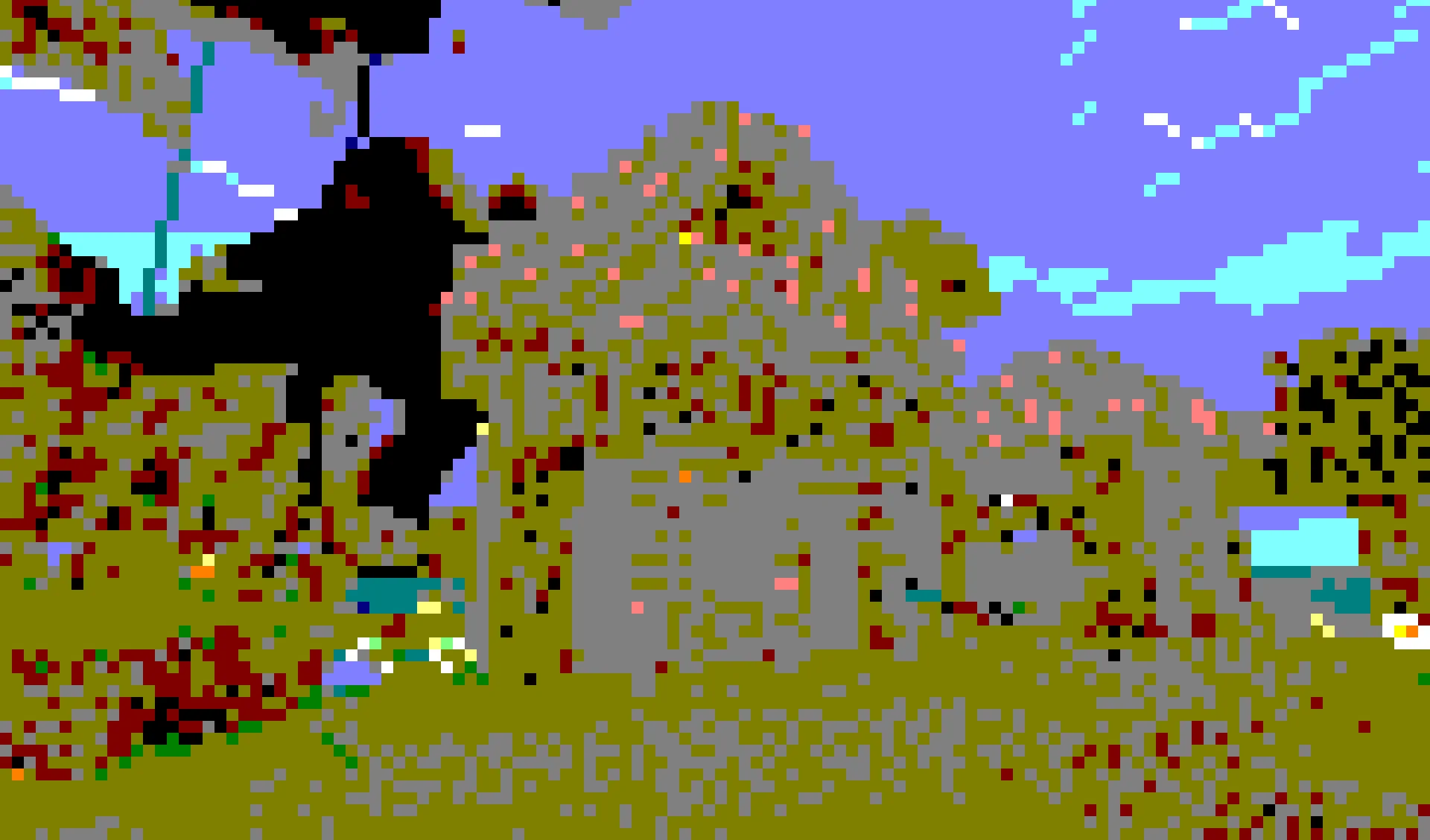 Crusher: пресет с RGB-режимом, двумя цветами и пикселями x16.