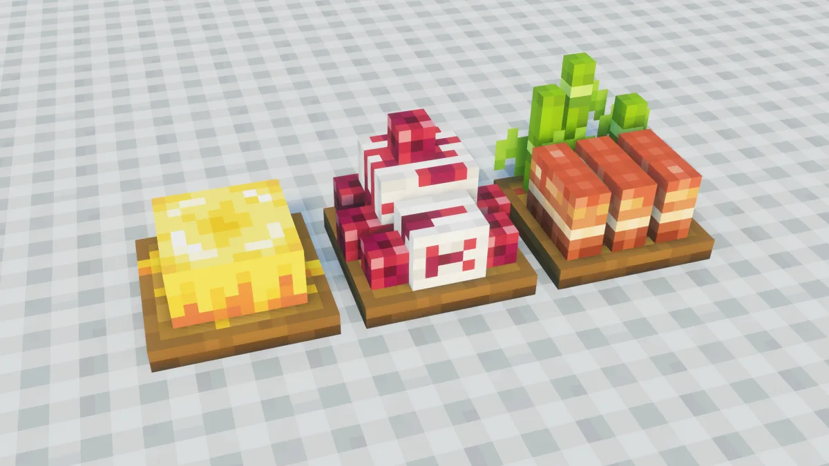 Разнообразные блюда и продукты из мода Kaleidoscope Cookery.