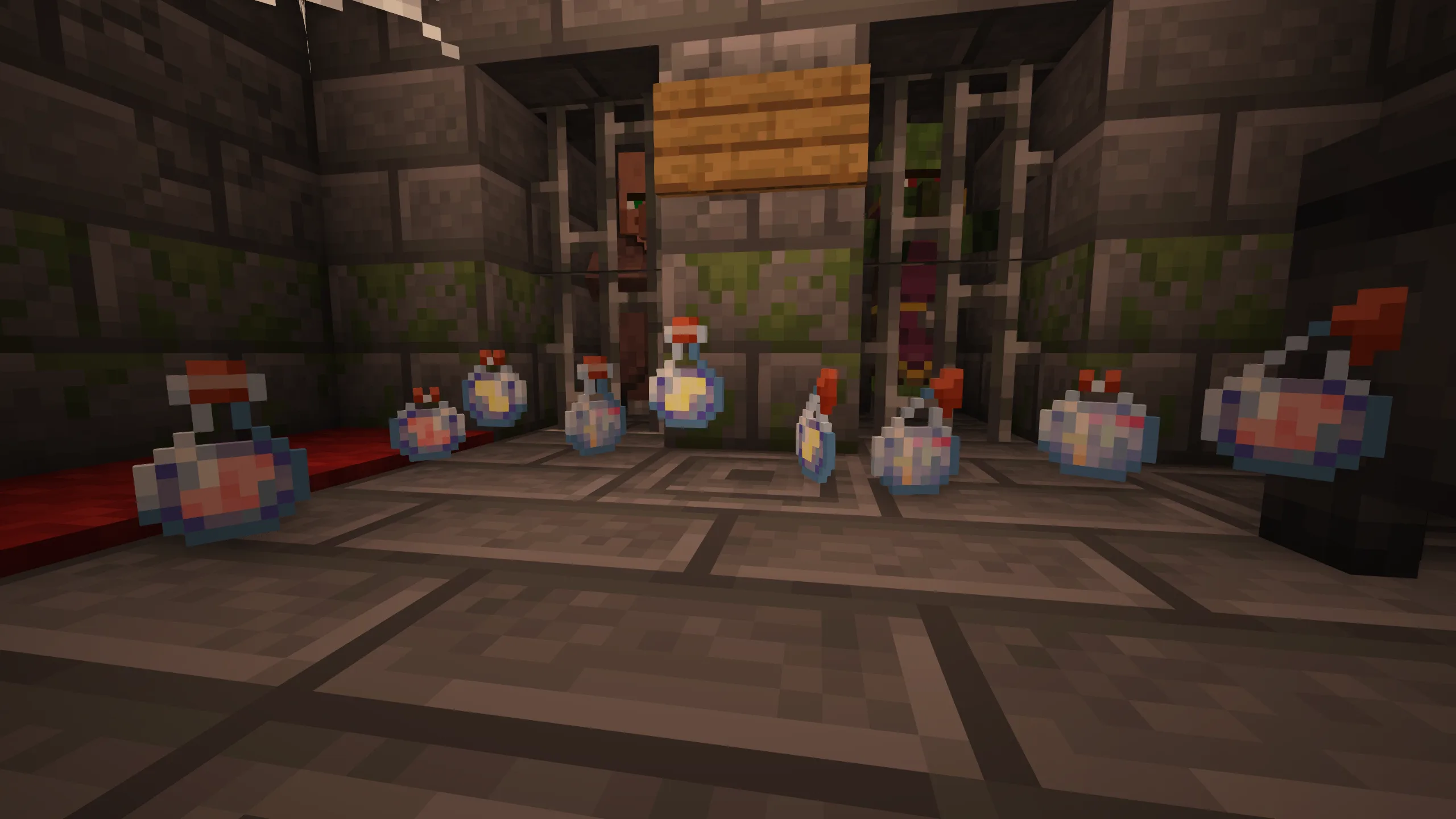 Баннер проекта Visual Potions для Minecraft.