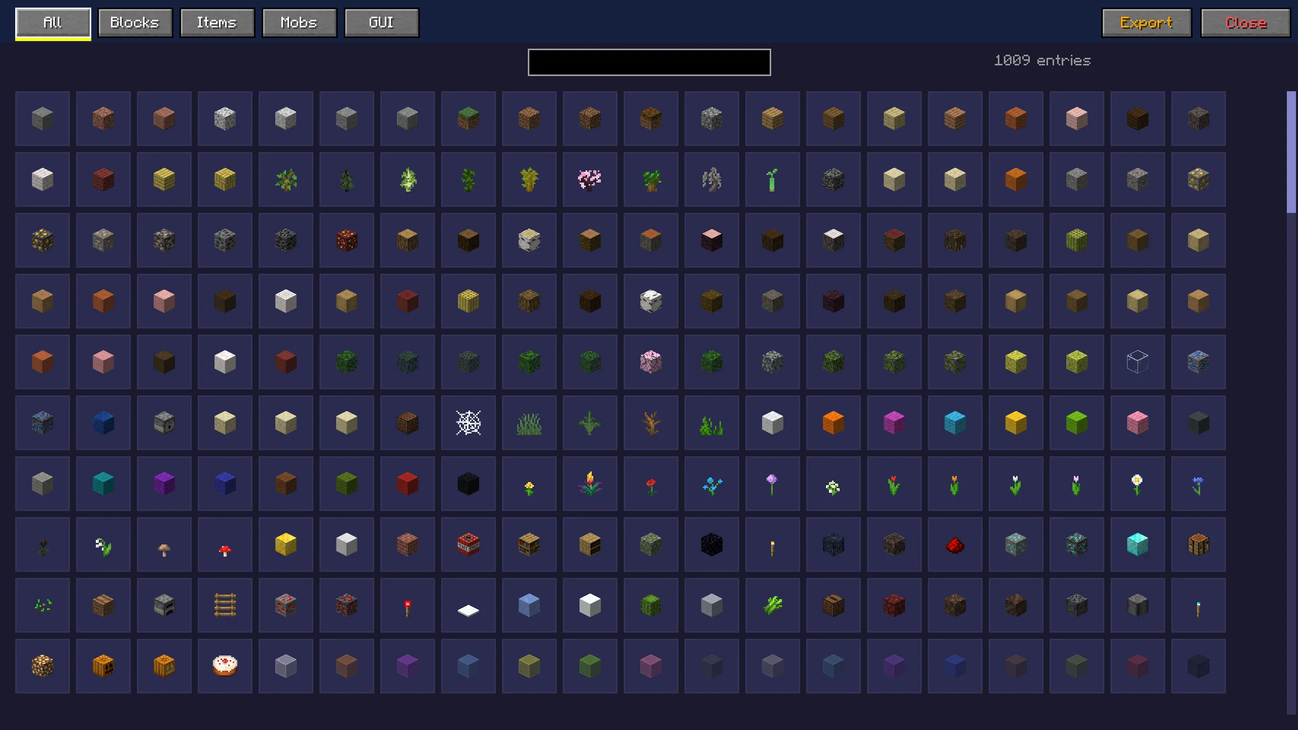 Меню выбора файлов мода Live Texture Editor