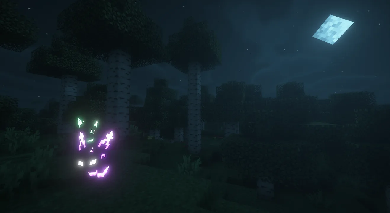 Спектреон из мода Extra Eeveelutions для Cobblemon.