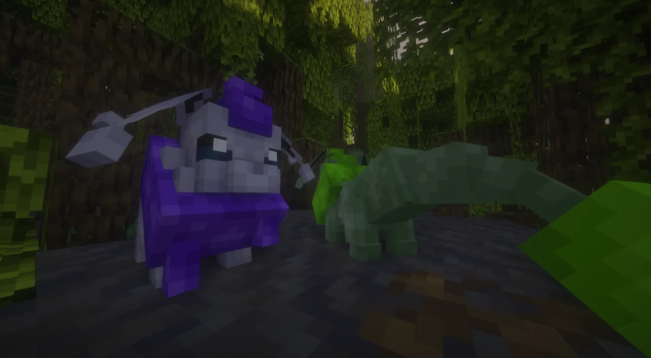 Модель покемона Acideon из мода Extra Eeveelutions для Cobblemon.