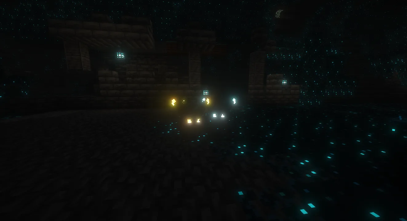 Постройка в стиле подземелья для мода Extra Eeveelutions в Minecraft.