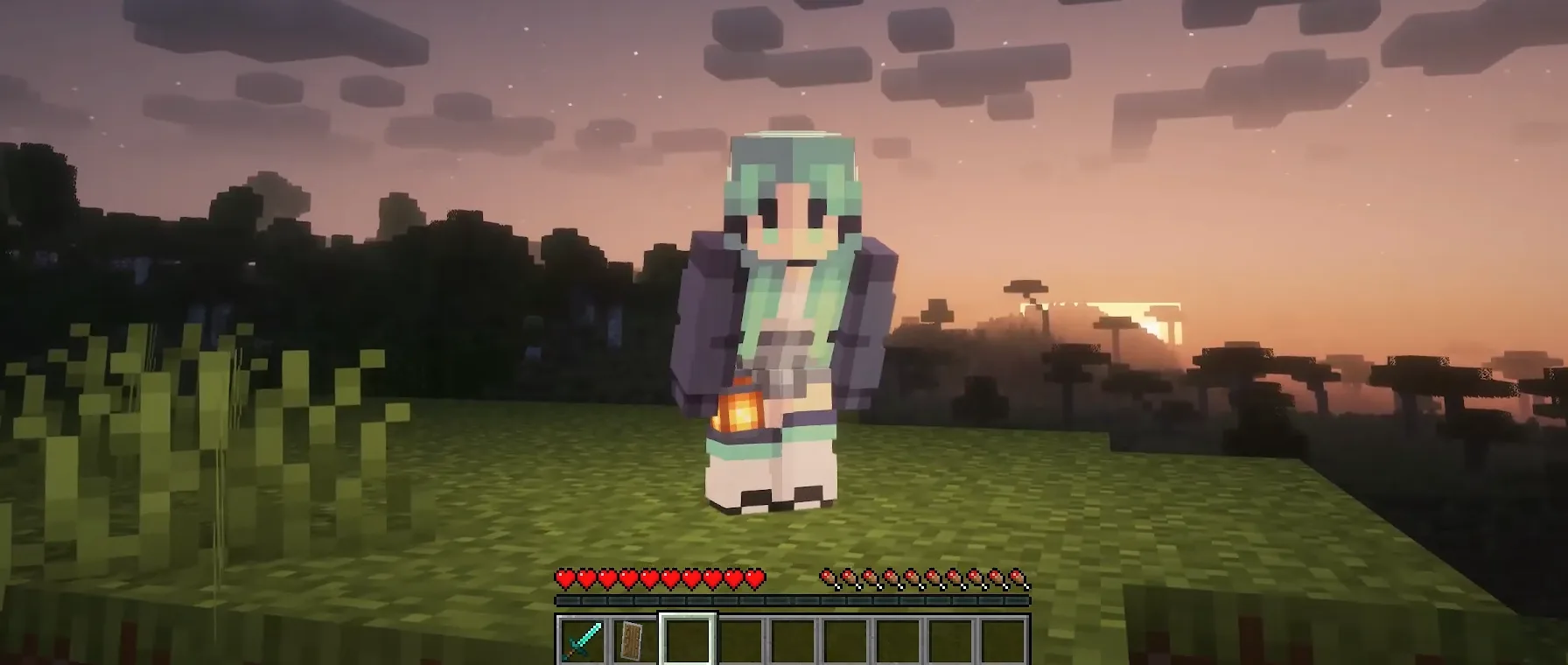 Скриншот модификации Toni's Immersive Lanterns в Minecraft.