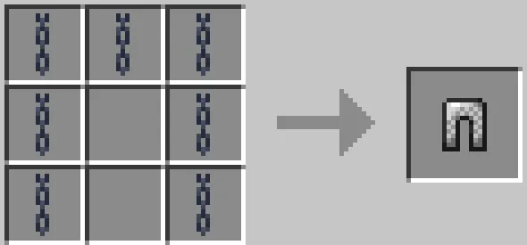 Рецепт крафта кольчуги в моде Craftable Armor