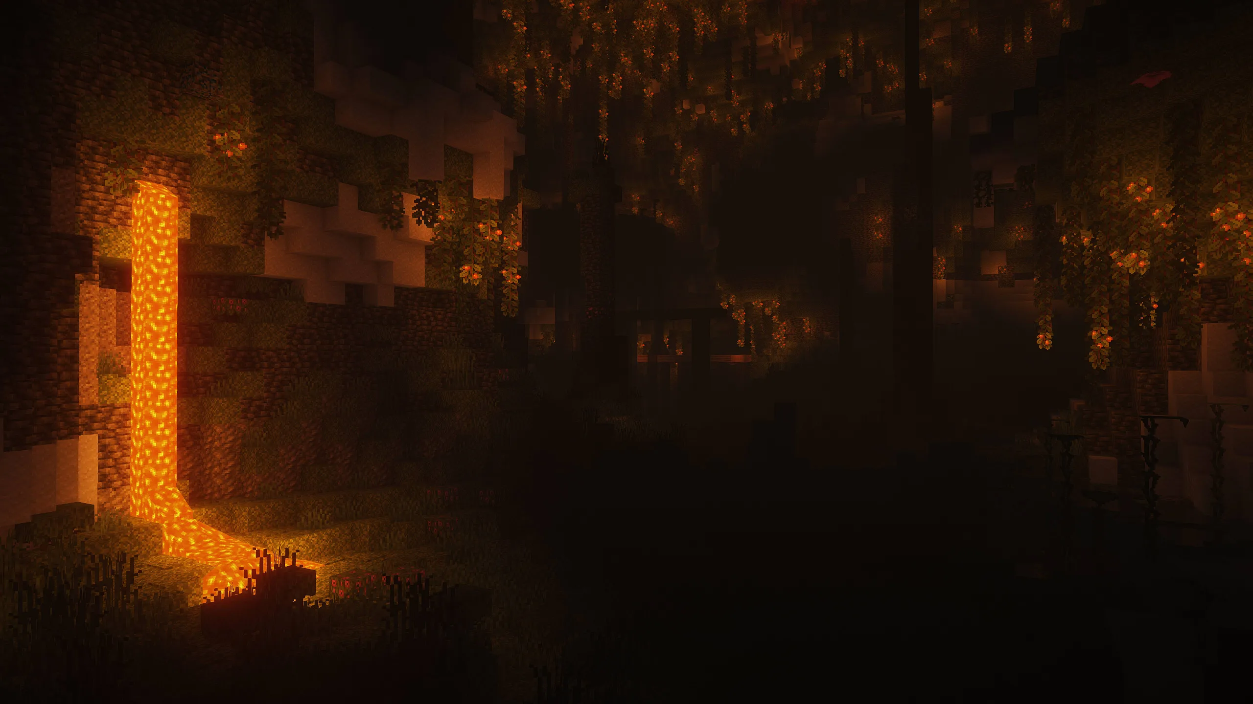 OPAL Shaders: пышная пещера.