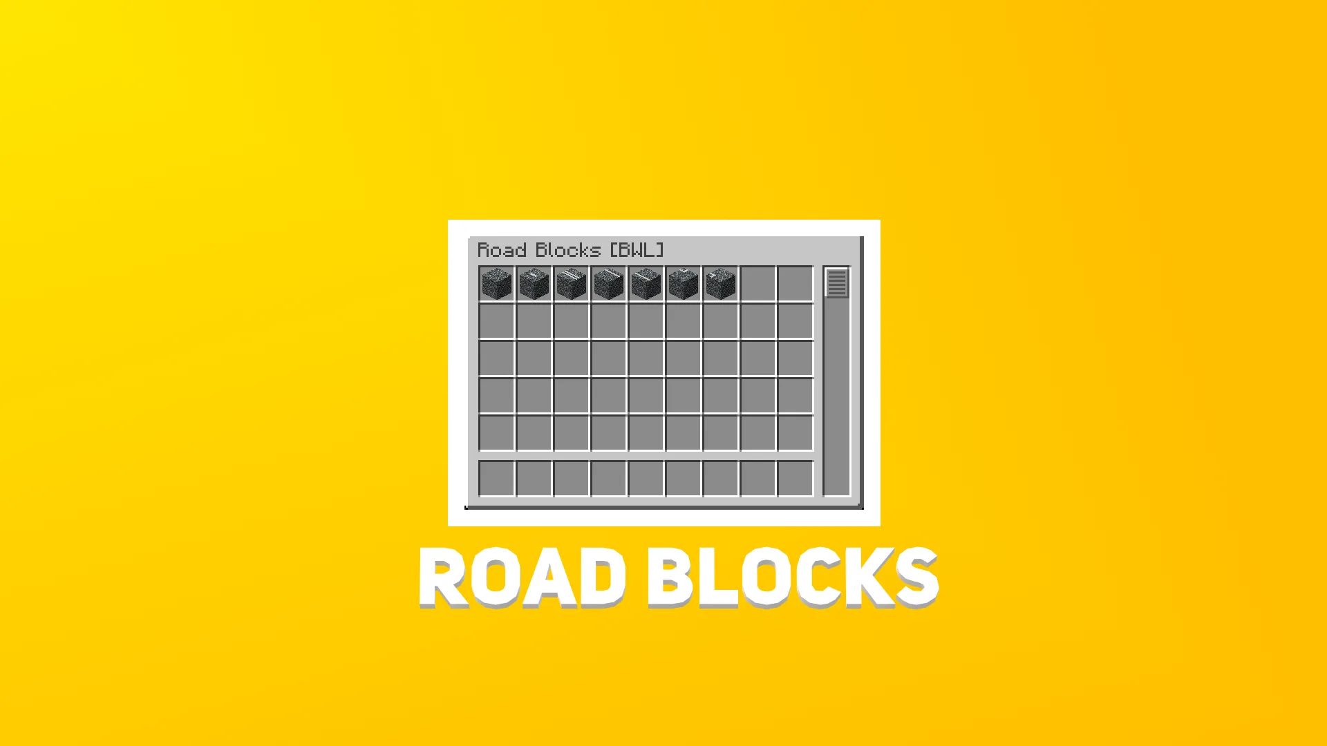 Дорожные блоки мода Blocks Without Limits, версия 1.0