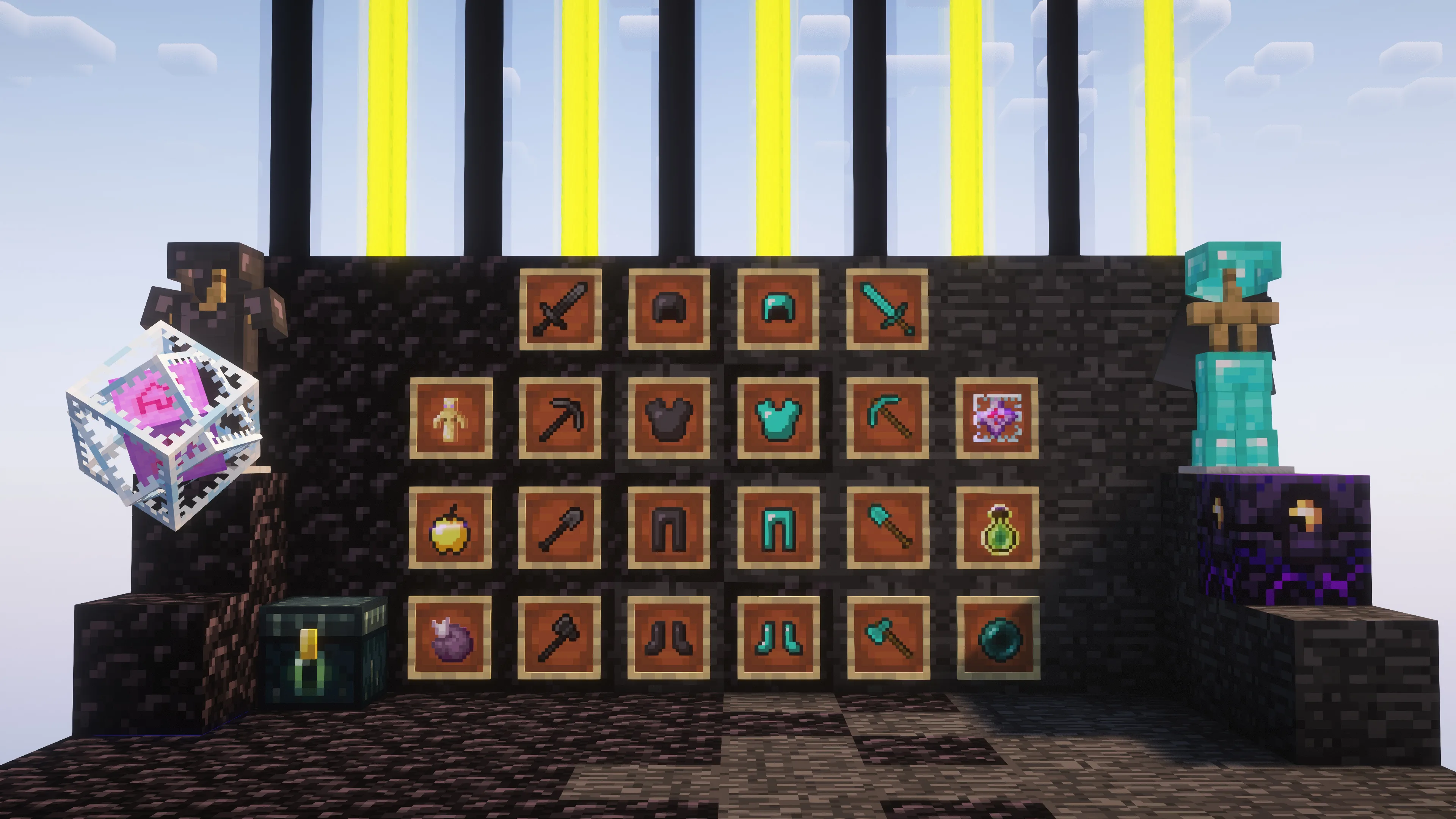 Скриншот проекта flake в Minecraft.