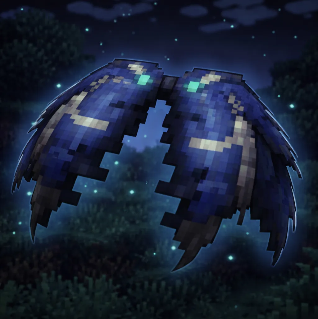 Ресурс-пак Phantom Elytra Wings для Minecraft.