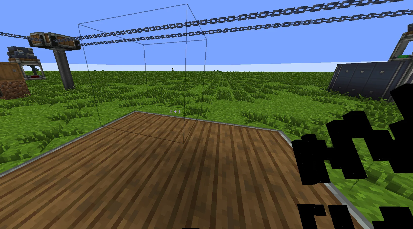 Полностью прозрачное стекло в моде Create: Utils
