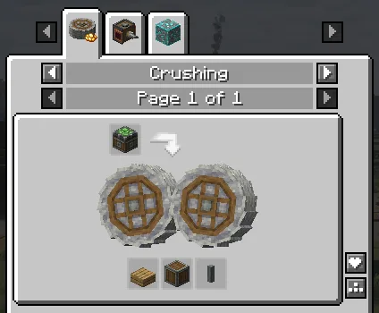 Переработка механического подшипника в Create: Recycled