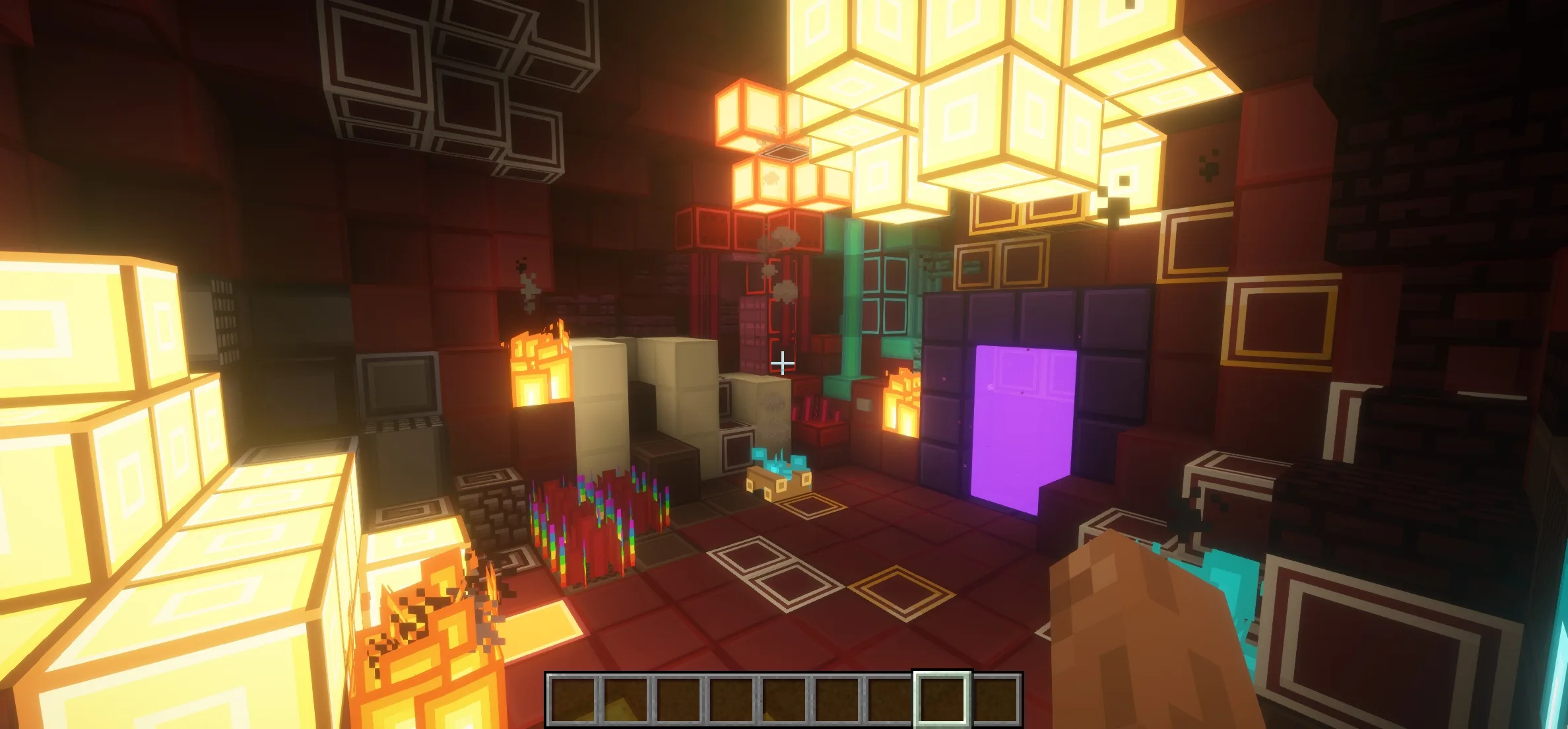 Нижний мир с текстурами из Simple Texture Pack