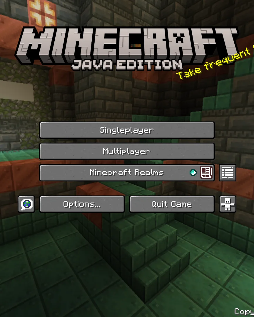 Кнопки интерфейса в ресурс-паке Round Up