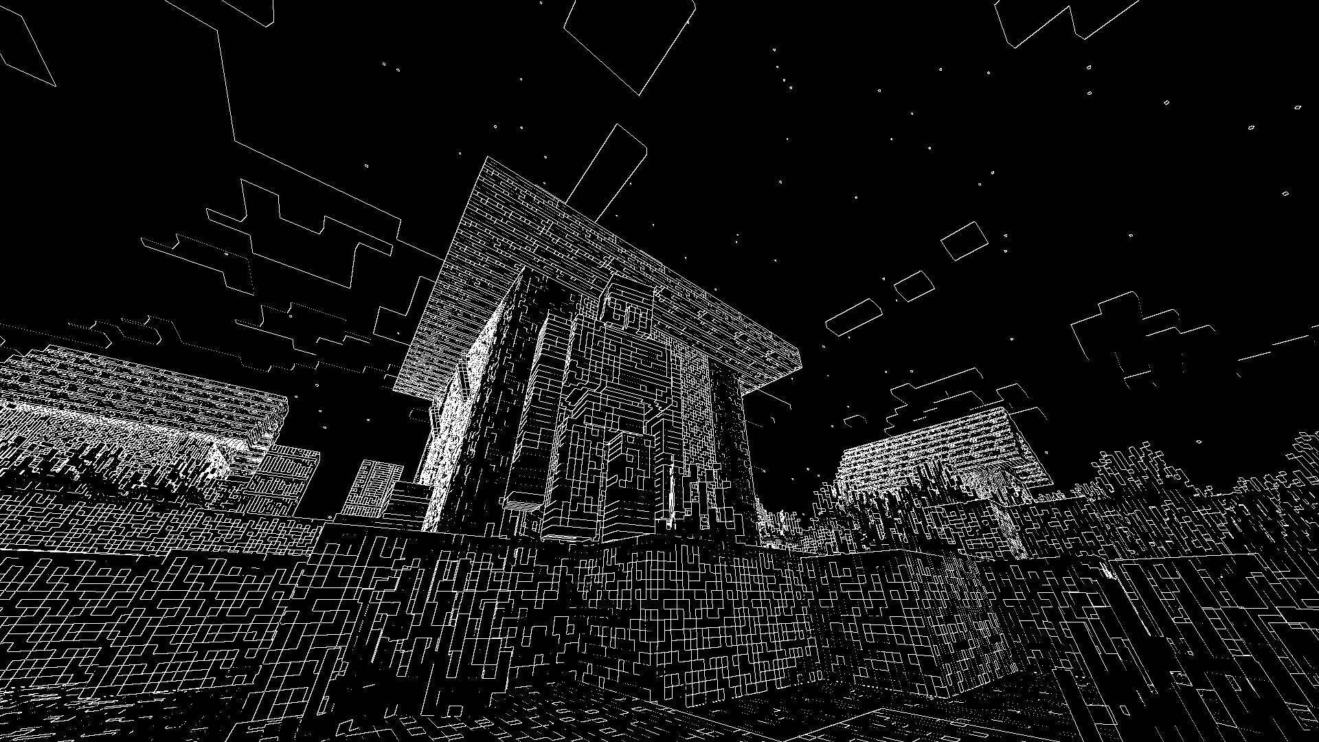 Деревня с шейдером White Sharp.