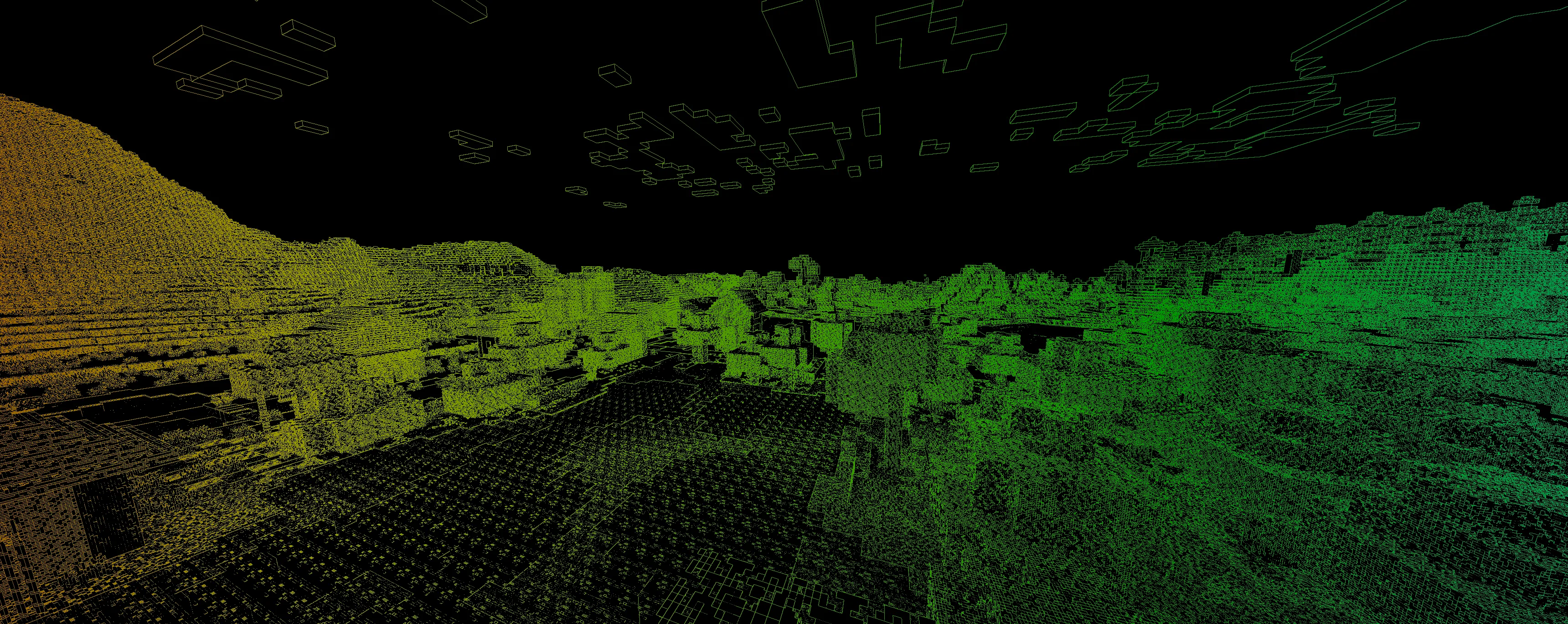 Шейдер White Sharp с радужными оттенками.