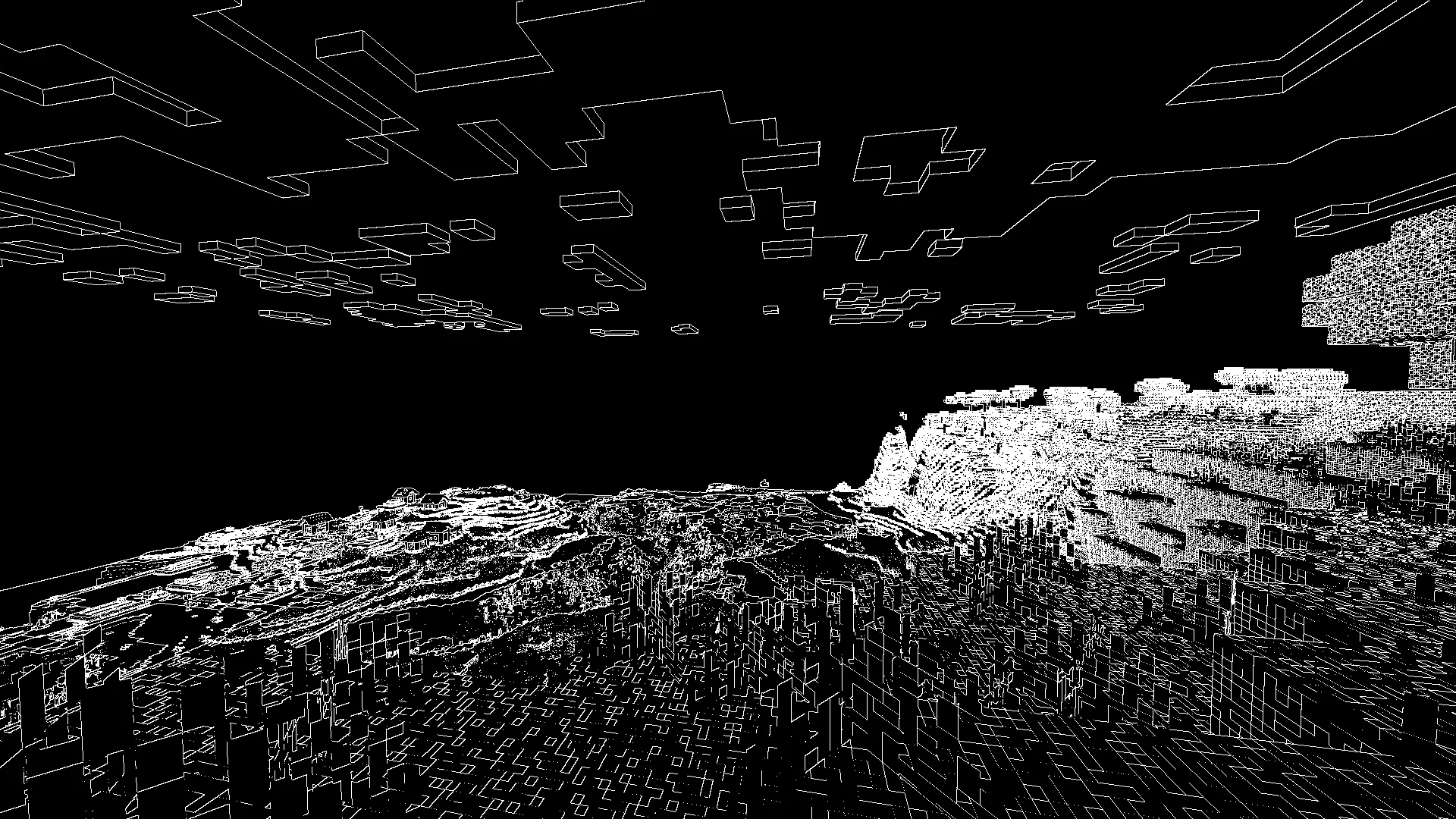 White Sharp Shader: дневные холмы