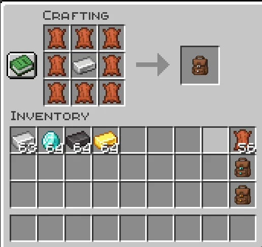 Рецепт крафта в моде Blankpack Fabricated