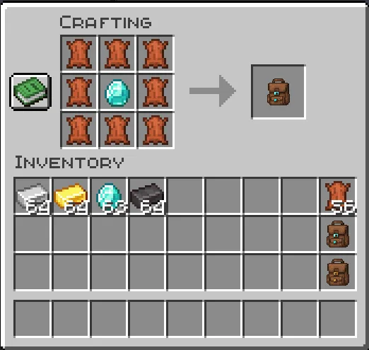 Рецепт крафта в моде Blankpack Fabricated