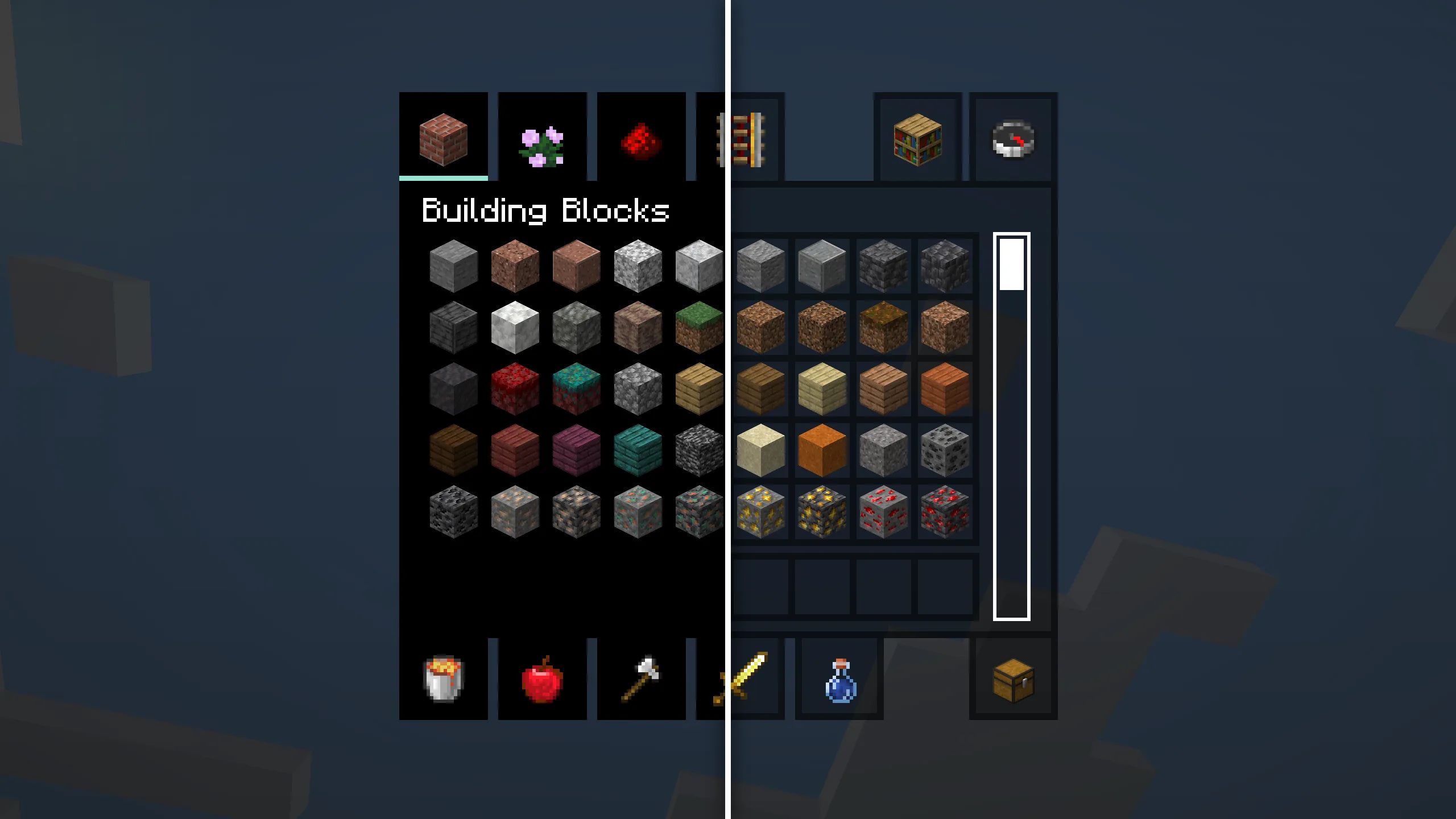 Сравнение интерфейса AquaHUD без мода (слева) и с модом Translucency Fix (справа).