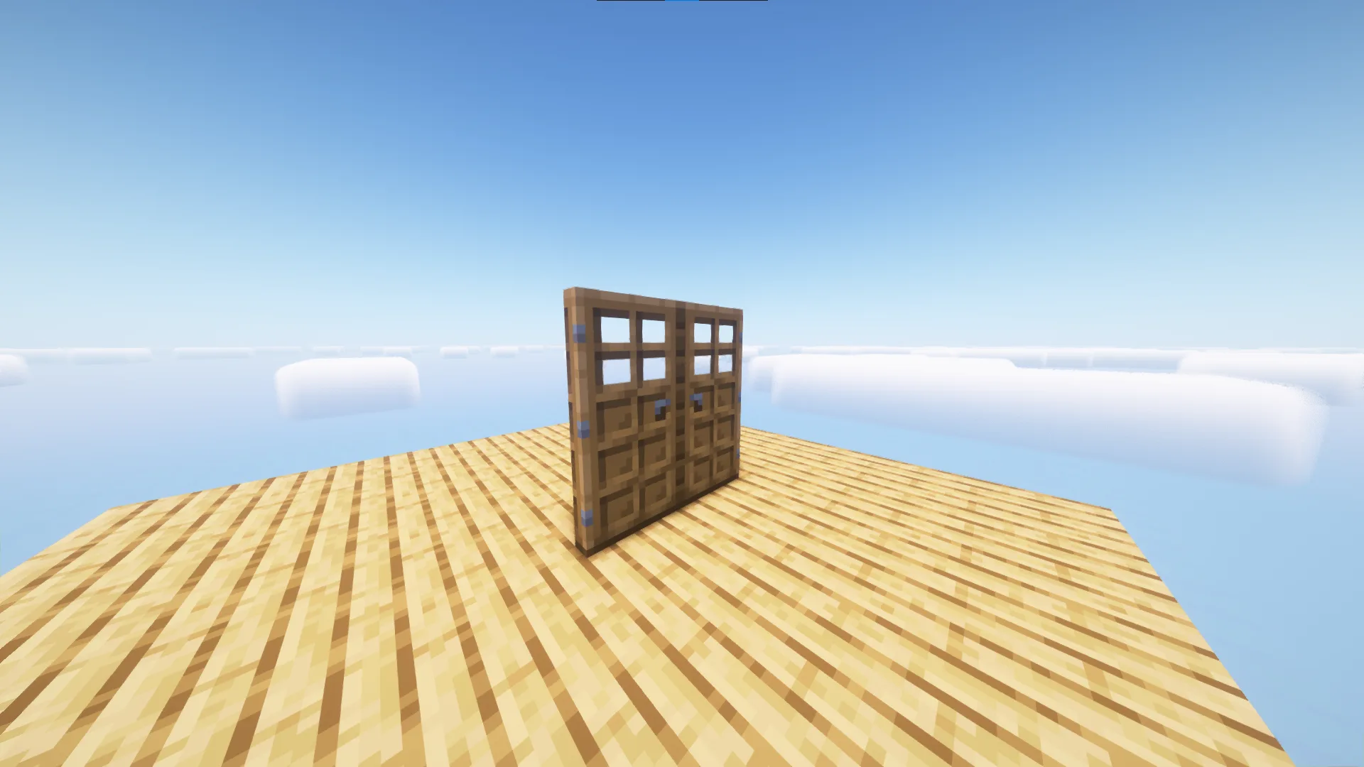 Демонстрация мода SideBieSide в Minecraft.