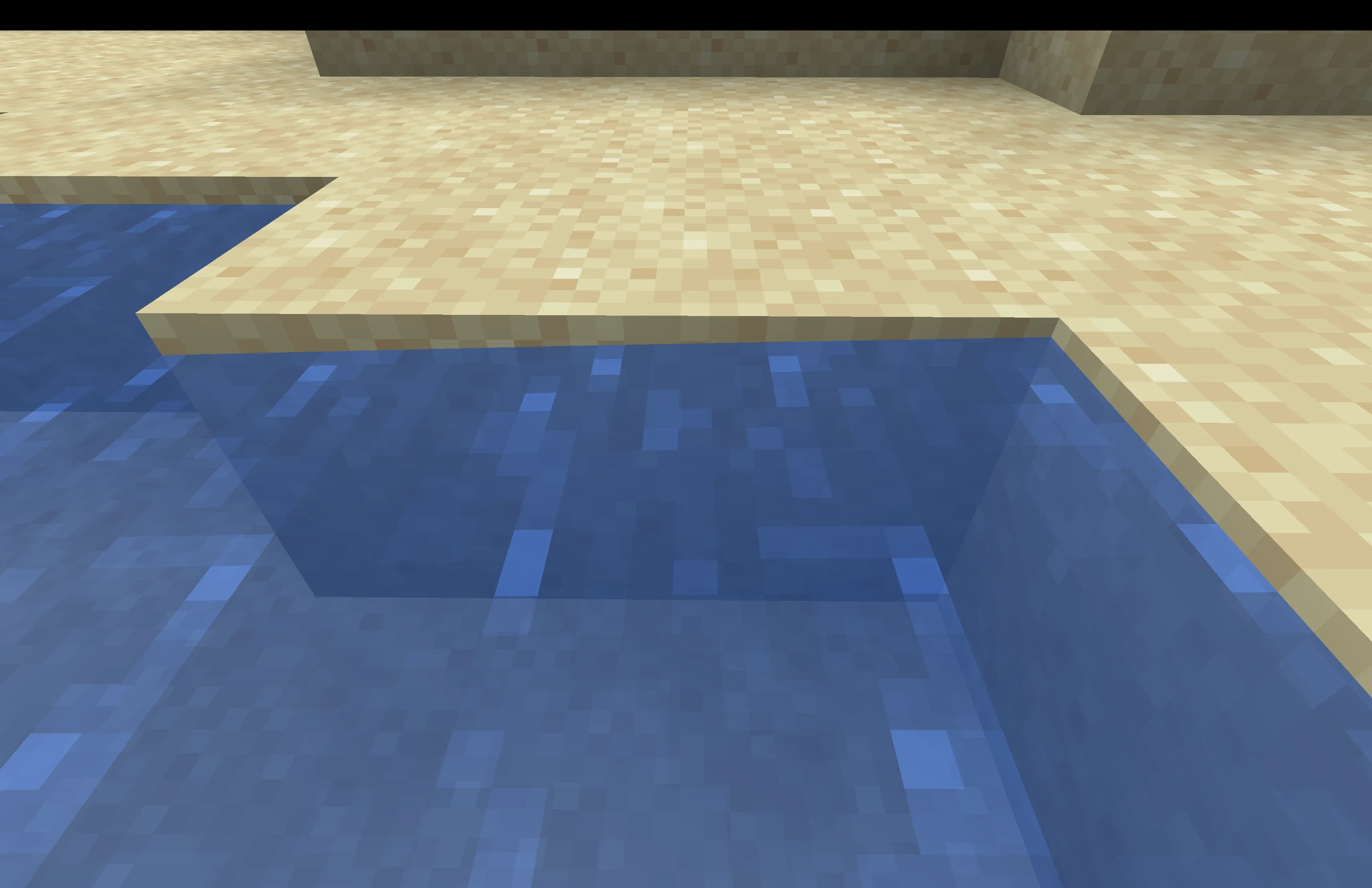 Эффект волн на воде в шейдер-паке FancyWind and Waves