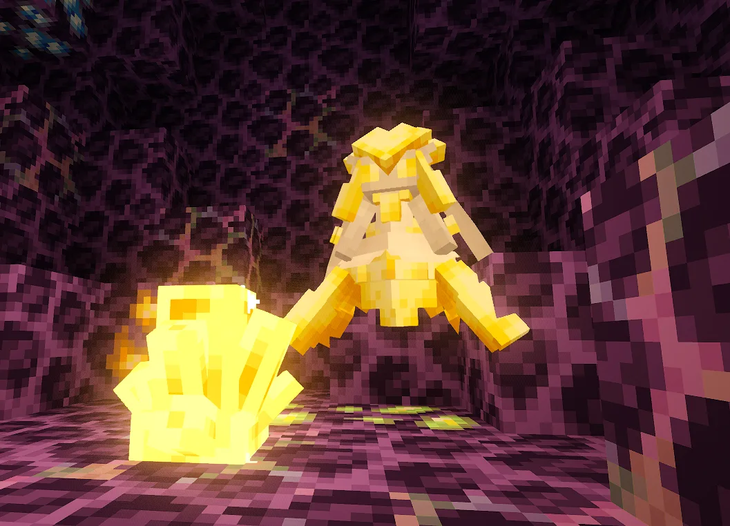 Mega Diancie с электрическим кристаллом из мода Cobbled Variants.