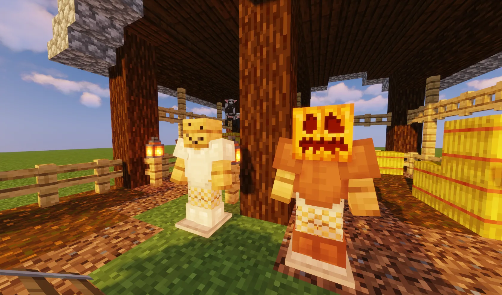 Стойки для брони в стиле Shiny's Entity Models Plus