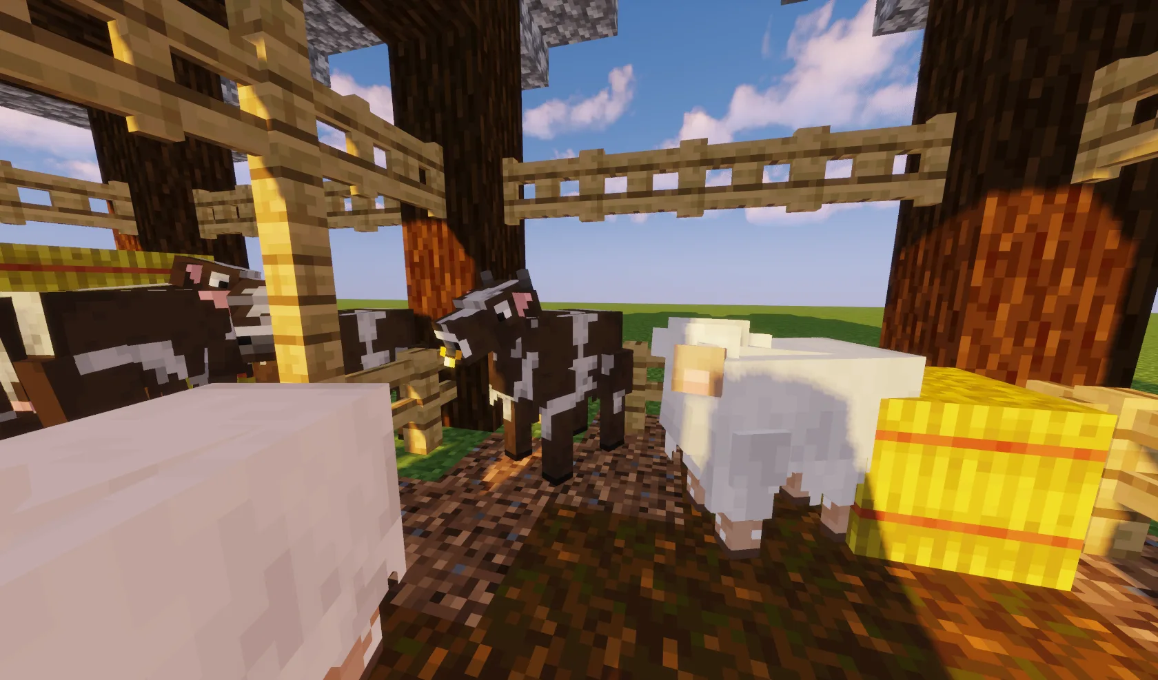 Сельскохозяйственные животные в стиле Shiny's Entity Models Plus