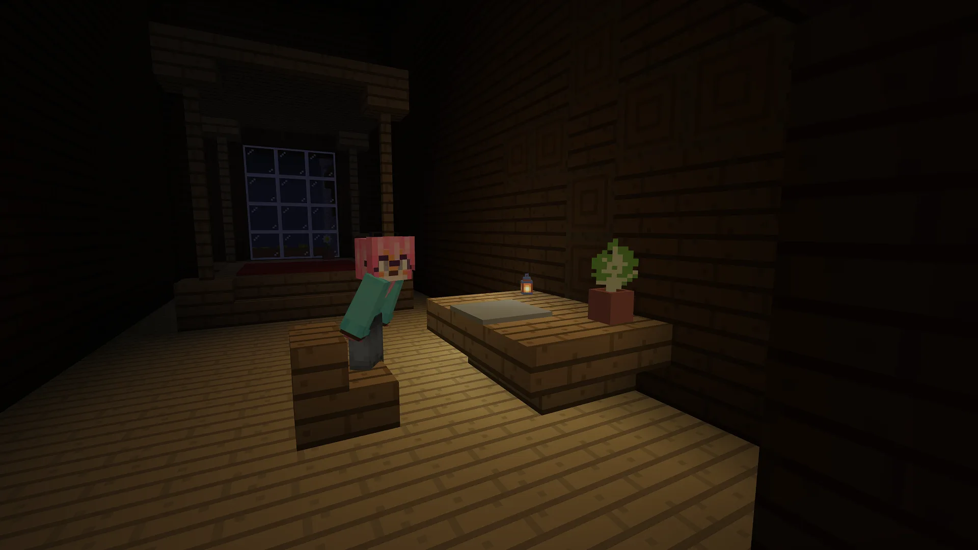 Выброшенные предметы, светящиеся в виде блоков, излучают динамический свет.