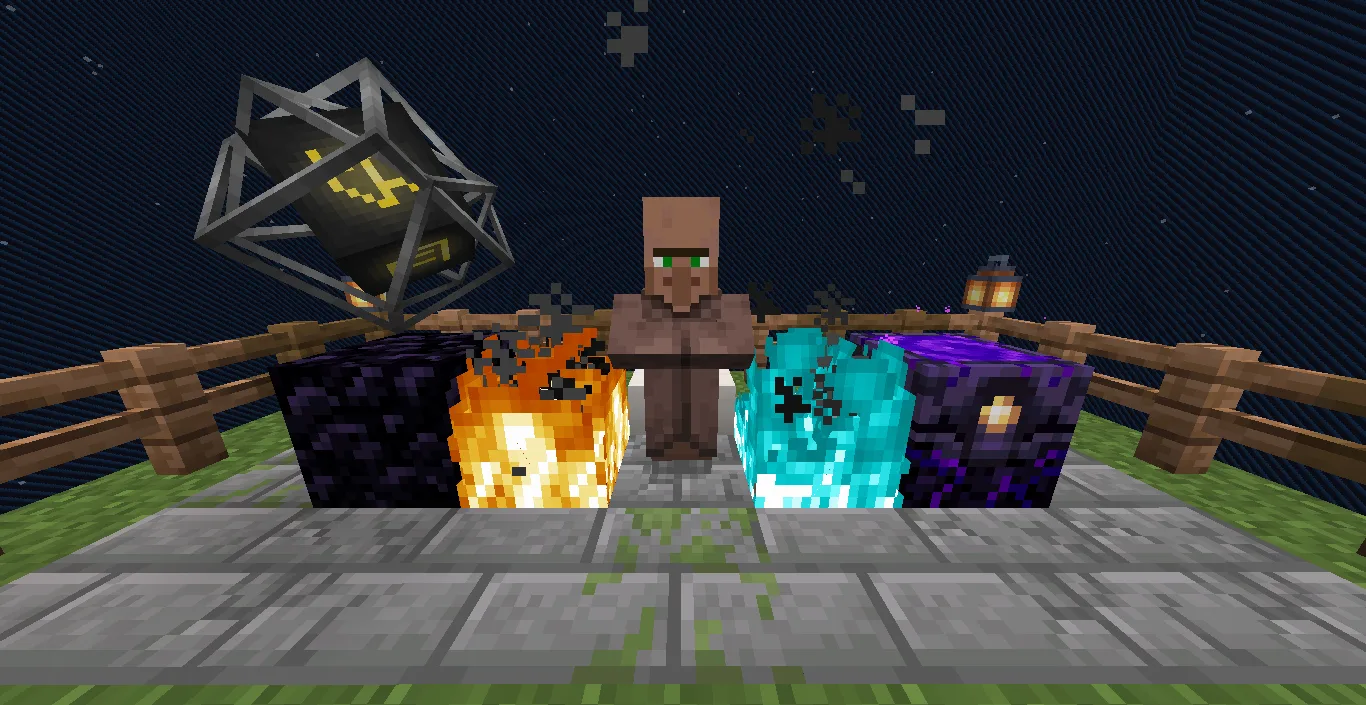 Текстуры кристаллов и якорей возрождения из набора Crazy PvP Pack.