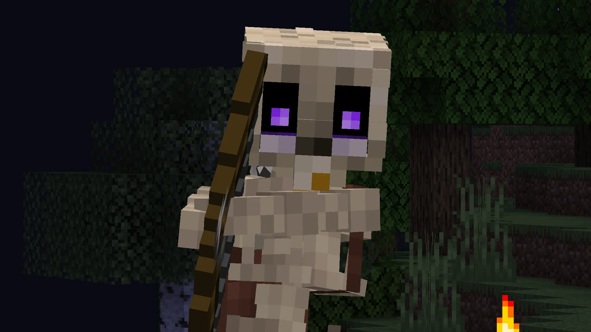 Обычный скелет из мода Blue's Better Skeletons.