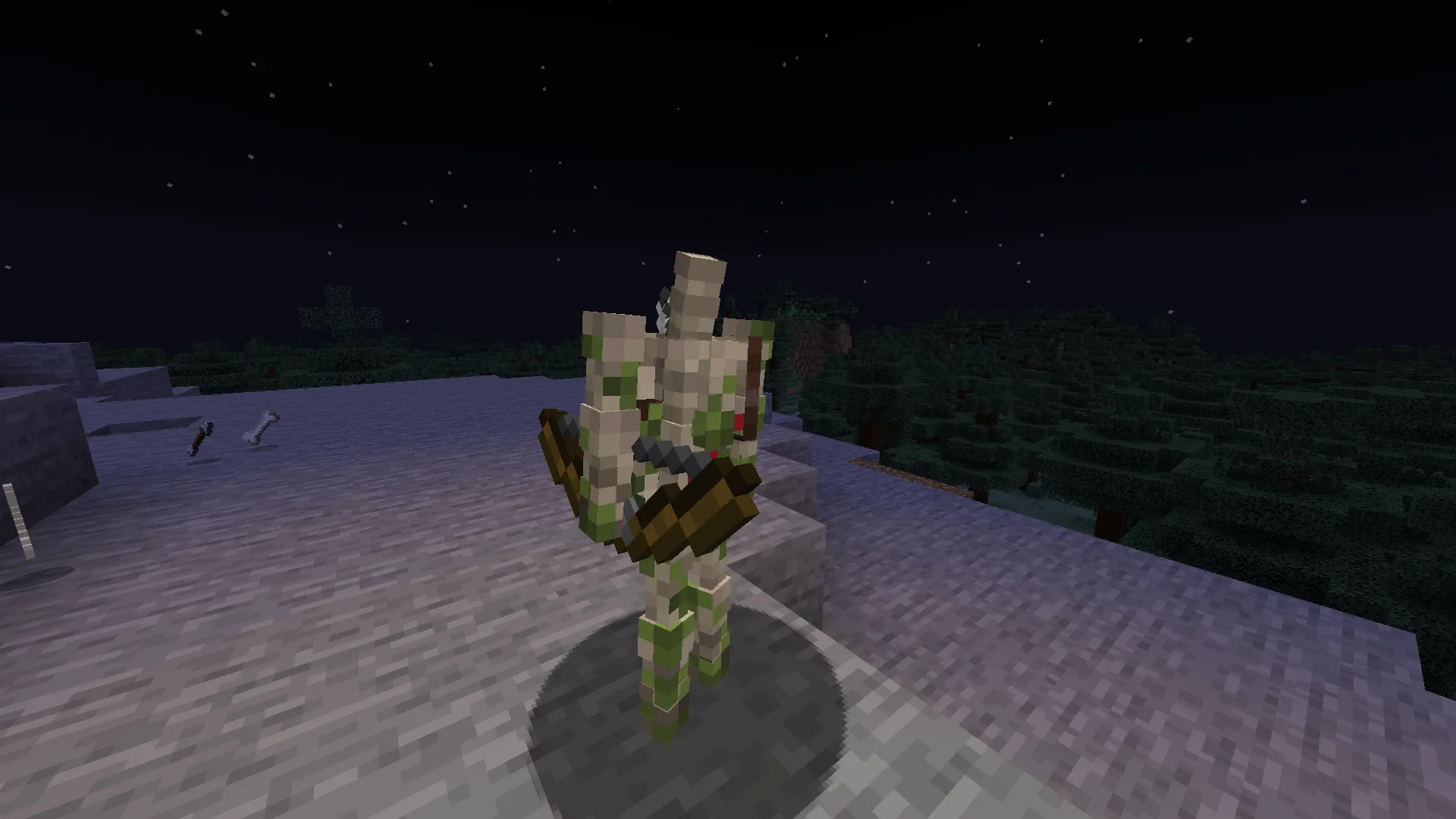 Скелет из мода Blue's Better Skeletons без головы.