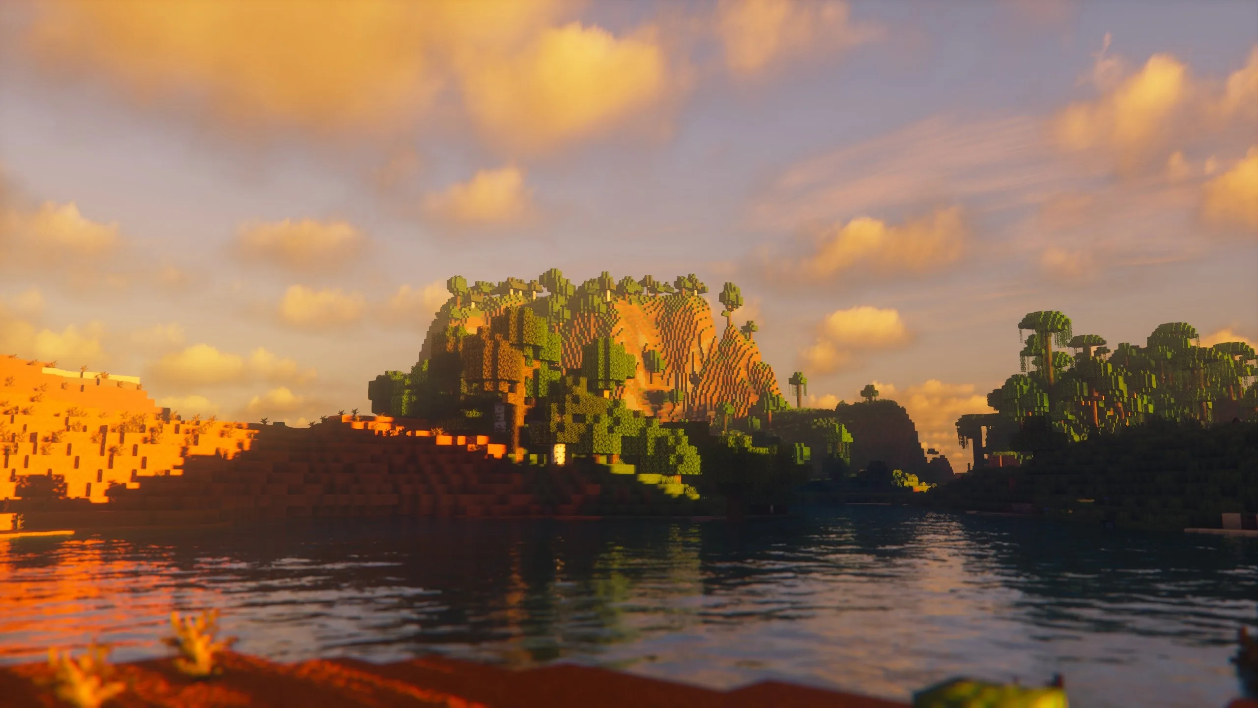 FastPBR v1.0, скриншот из игры Minecraft.