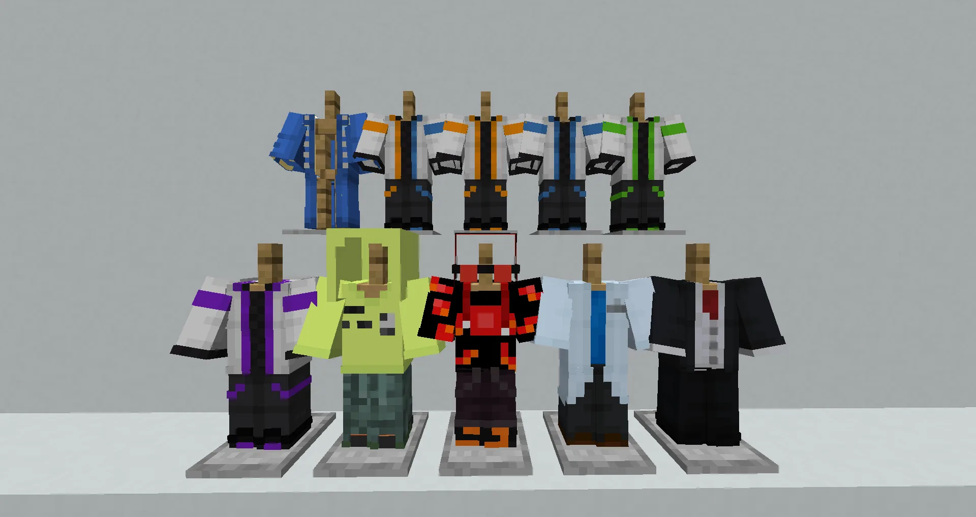 Скриншот игрового режима Gun Game 2.0 из коллекции Selfexpression в Minecraft.