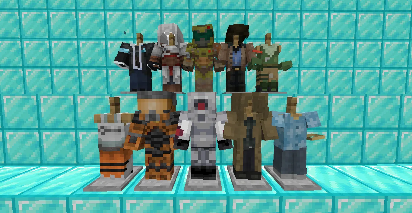 Изображение 8-й коллекции проекта Selfexpression: легенды видеоигр в Minecraft.