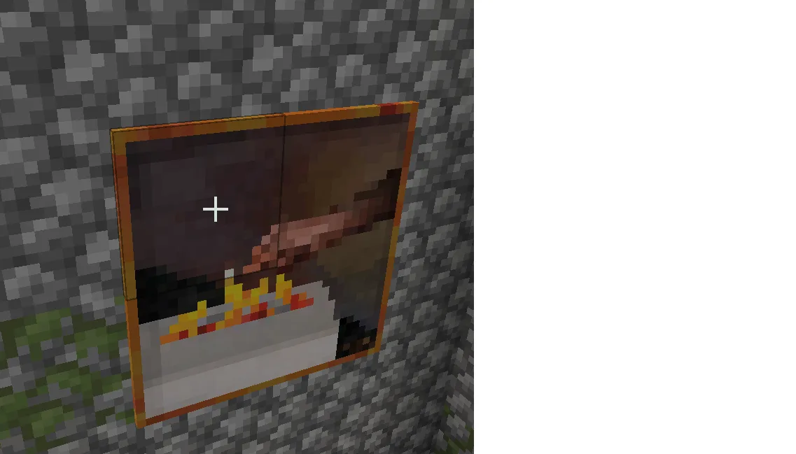 Оптимизированный рендеринг картин в Minecraft.