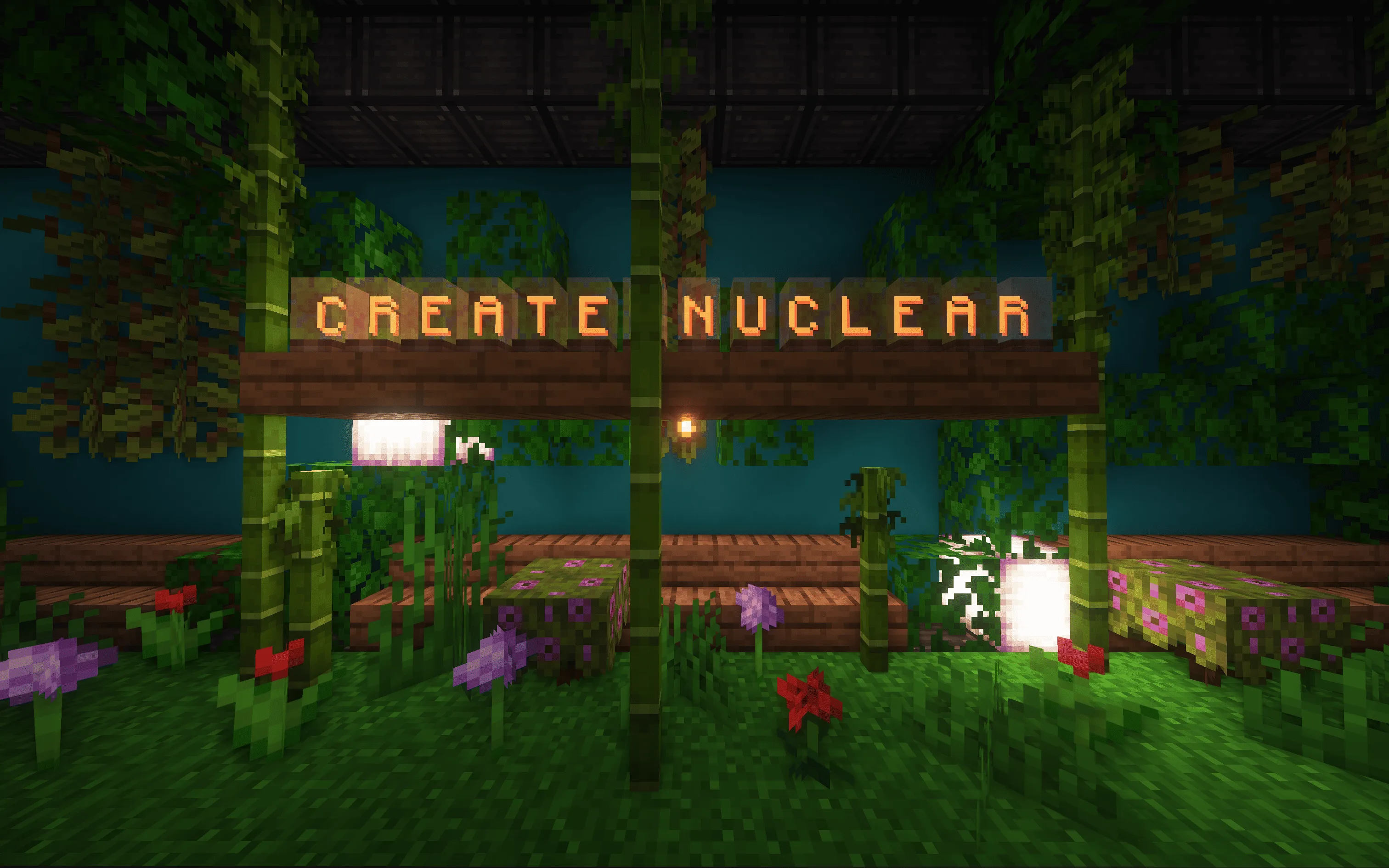 Логотип модификации Create Nuclear.