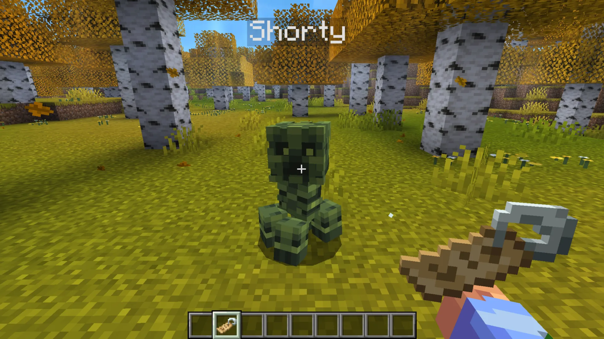 Игровой тег "shorty" для крипера-малыша.