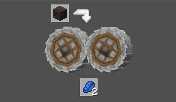 Скриншот мода Create builders с блоками лазурита.
