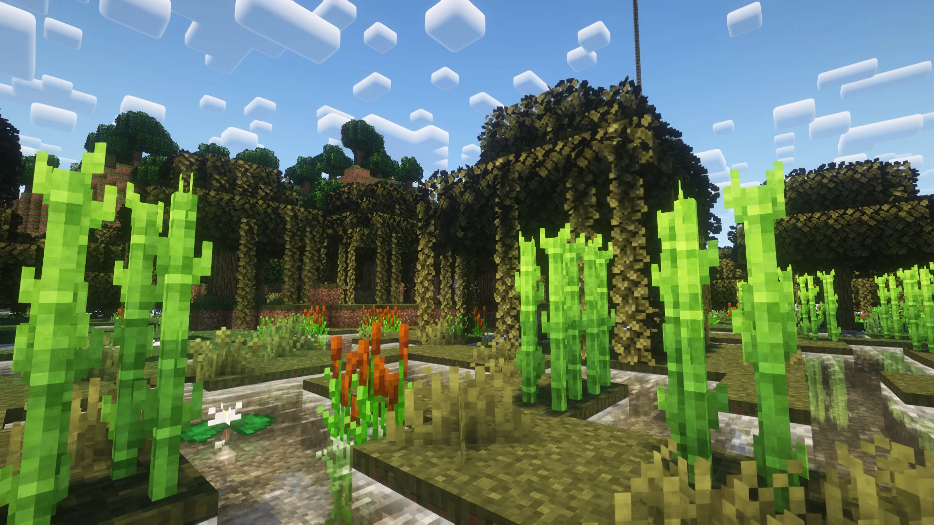 Болота с густой растительностью в ресурс-паке Vythisi