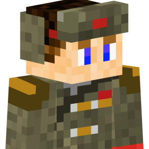 Военный в шапке-ушанке - Сбоку