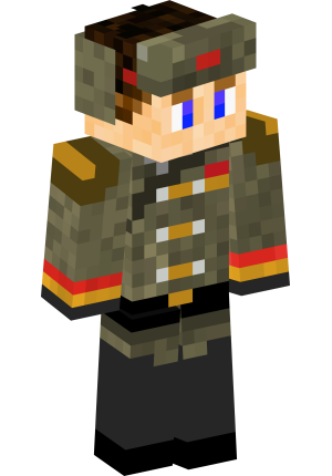 Военный в шапке-ушанке