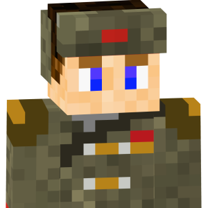 Военный в шапке-ушанке - Спереди